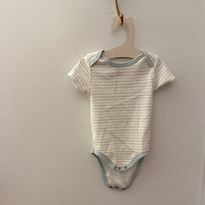 5/$25 baby gear Striped Short Sleeve Baby Onesie